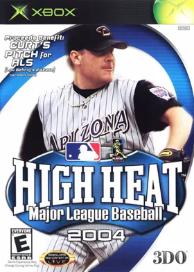 High Heat Major League Baseball 2004 (USA) box cover front